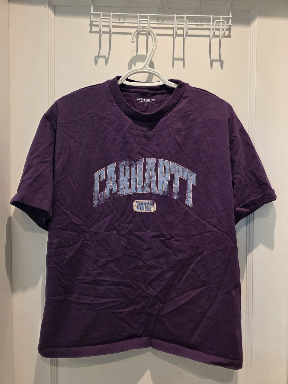 Carhartt WIP Purple Graphic Short-Sleeve Tee
